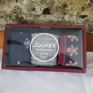 Jockey Socks Women's Gingerbread Crew Sock 3 pack